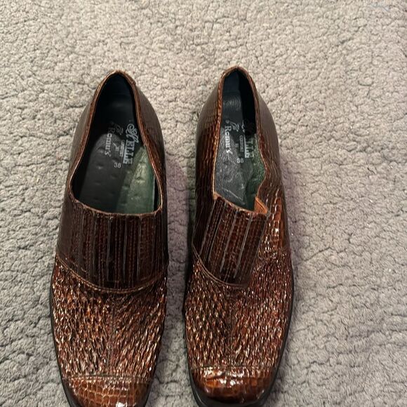 Helle Comfort By Romu’s Mock Croc Shoe Size 38 - Picture 5 of 7